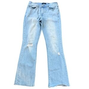 Lucky Brand Sweet Boot Jeans Womens 10/30 Light Wash Distressed Bootcut